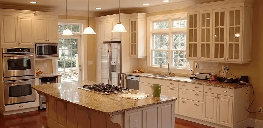 Custom cabinet door installation and kitchen upgrade in St Paul, MN