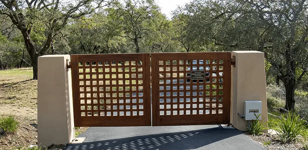 Driveway gate installation for a residential property in St Paul, MN