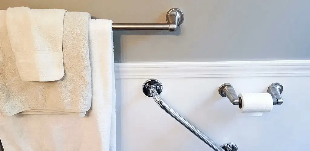 Bathroom grab bar installation for safety and accessibility in St Paul, MN