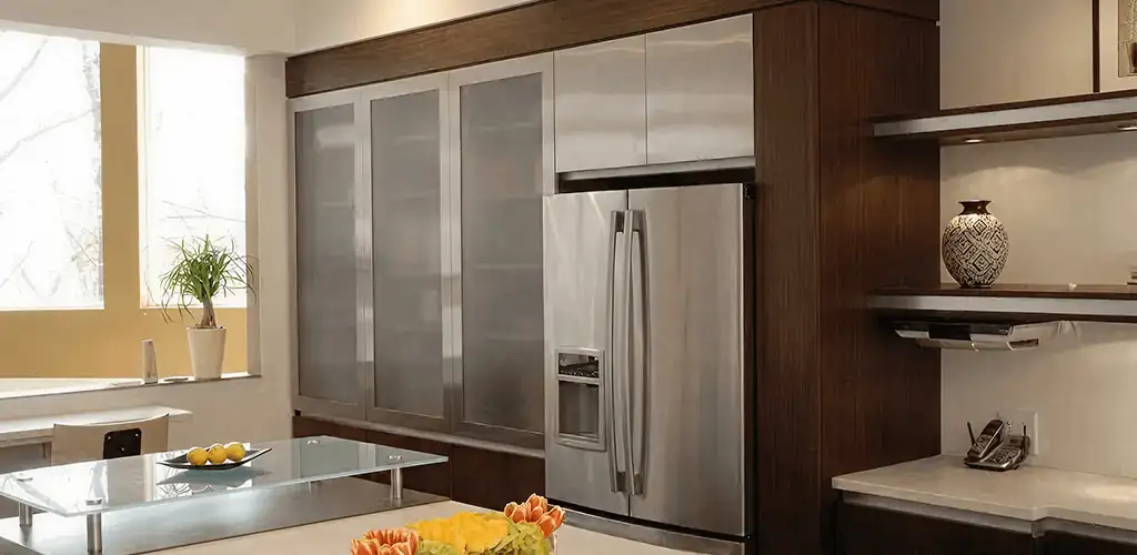 Cabinet door replacement and modern kitchen cabinet upgrade in St Paul, MN