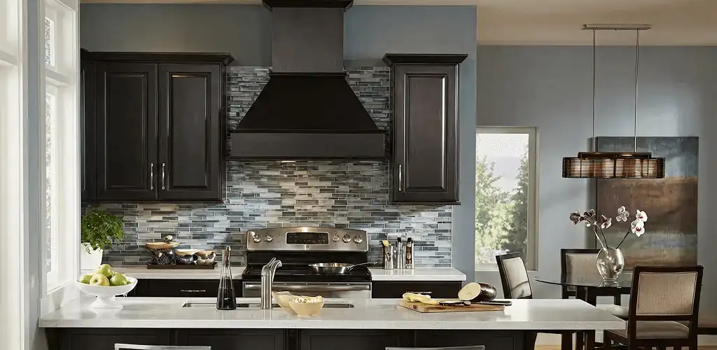 Kitchen cabinet painting and refinishing in a modern kitchen in St Paul, MN